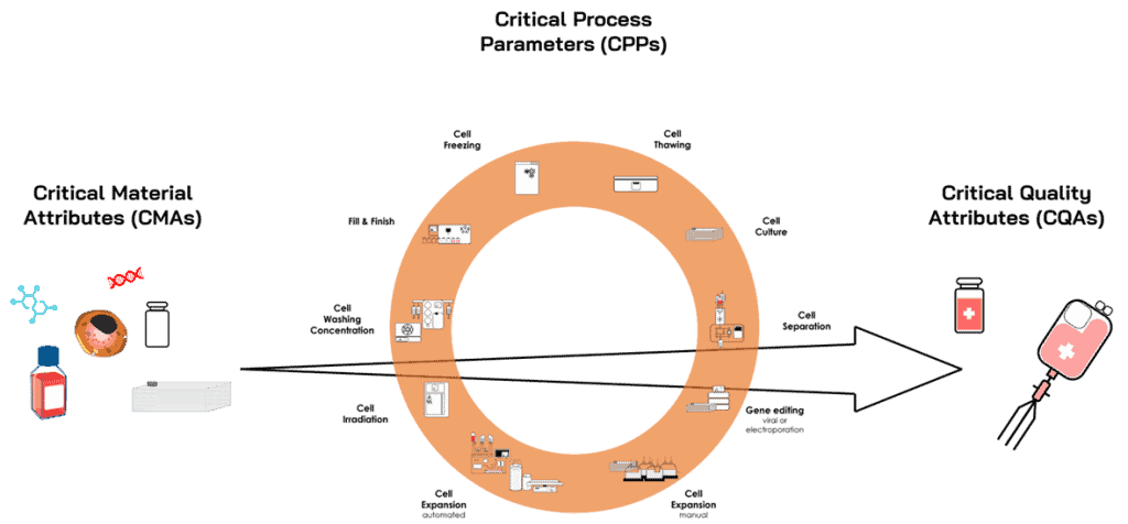Figure 1: Critical Factors in Cell Therapy Manufacturing - Cell Easy
